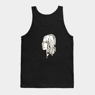 Beautiful Woman Drawing Tank Top